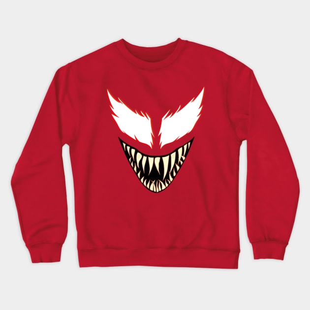 Forget symbiote. There is only Carnage Crewneck Sweatshirt by balmut